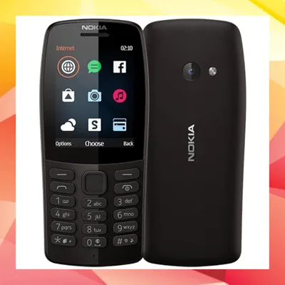 Мобільний телефон Nokia 210 Dual Sim Black; 2.4\" (320х240) TN /  клавіатурний моноблок / Mediatek MT6260A / ОЗП (ID#1529200067), цена: 1686  ₴, купить на Prom.ua