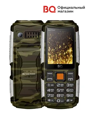 Мобильный телефон BQ 2430 Tank Power., серебристый, хаки - купить по  выгодной цене в интернет-магазине OZON (285442785)