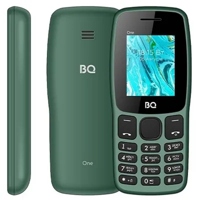 Мобильный телефон BQ 1852 One Dark Green: купить в интернет-магазине Poisk  Home по выгодной цене с доставкой, отзывы, фотографии - Ростов-на-Дону