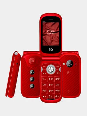 Сотовый телефон BQ 2451 Daze, телефон раскладушка С КАМЕРОЙ, 2 SIM, 1200мАч  купить по цене 2190 ₽ в интернет-магазине KazanExpress