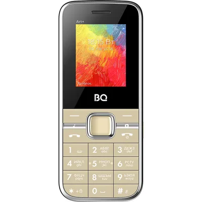 Мобильный телефон «BQ» Art+ BQ-1868, золото купить в Минске: недорого, в  рассрочку в интернет-магазине Емолл бай