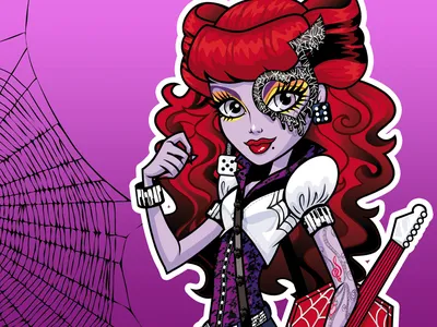 Sticker Rush Наклейки на телефон стикеры для творчества Monster High