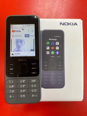 Мобильный телефон Nokia 6300 с двумя SIM-картами, 4G, ОЗУ 512 МБ,  разрешение QVGA, память 4 ГБ, дисплей 2,4 дюйма, WhatsApp, Facebook,  YouTube, Google Maps и точка доступа Wi-Fi — светло-угольный | B0 -