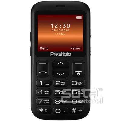 Мобильный телефон Prestigio 1180 DS Black – купить в Киеве | цена и отзывы  в MOYO