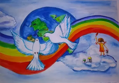 Рисунки доброта спасет мир для детей - 57 фото