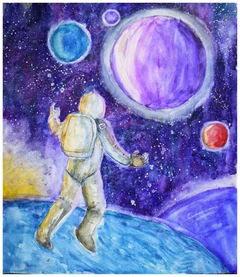 Красивые и легкие рисунки на тему космос (47 фото) » рисунки для срисовки  на Газ-квас.ком