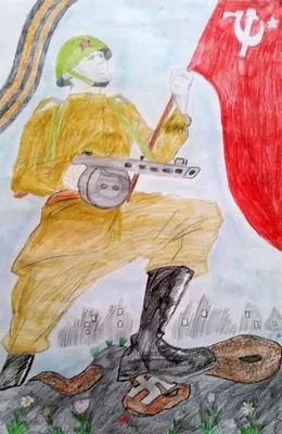 Рисунки на тему: «Война глазами детей» (5 фото). Воспитателям детских  садов, школьным учителям и педагогам - Маам.ру