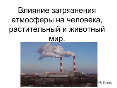 Загрязнение атмосферного воздуха. Дисциплина «Экология и рациональное  природопользование» - презентация онлайн
