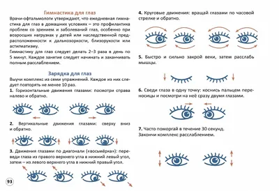 Гимнастика для глаз: как снять напряжение и улучшить зрение?