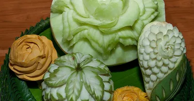 Карвинг для начинающих – учимся делать картины из овощей и фруктов |  Вдохновение (Огород.ru)