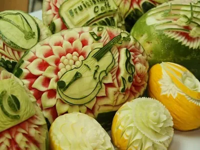 Карвинг: Как превратить скучные овощи и фрукты в произведения искусства с  долей харизмы!: Идеи и вдохновение в журнале Ярмарки Мастеров