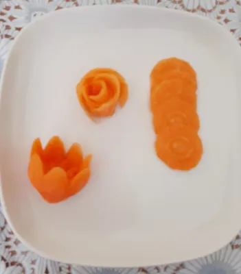 Такая разная морковь: розы, карвинг и коктейль! | Вера Желтова | Дзен