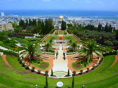 Обои израиль, хайфа, бахайские сады, всемирный центр бахаи, israel для  рабочего стола #90334