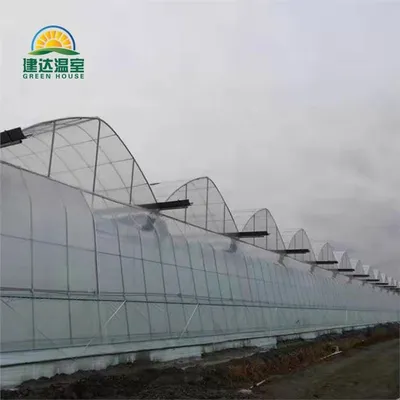 Китай Китайская пленочная теплица с сельскохозяйственными системами  Поставщики, производители, фабрика - сделано в Китае - JIANDA GREENHOUSE