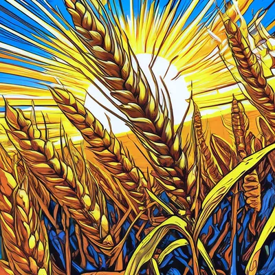 Колосок пшеницы — Фото №54179