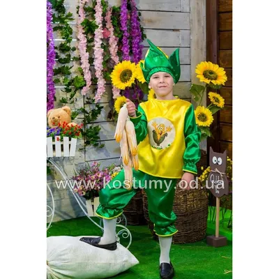 Кукуруза, Кукурузка, костюм Кукурузы, костюм Кукурузки для мальчиков