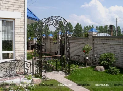 Кованые арки - Купить кованую арку из металла на заказ, лучшая цена в Мск |  metallo-obrabotka24.ru