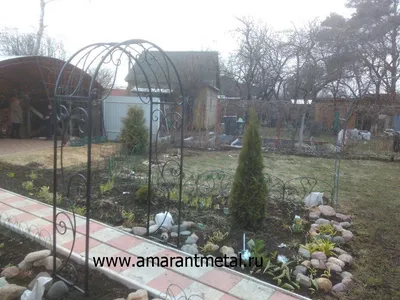 Садовая арка с кадками 863-51 купить недорого, цены от производителя 39 800  руб.