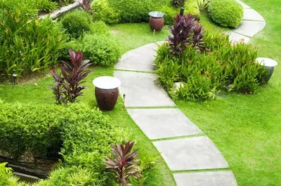 Необычные садовые дорожки – 30 идей с фото | Озеленение заднего двора,  Садовые дорожки, Идеи для садового дизайна