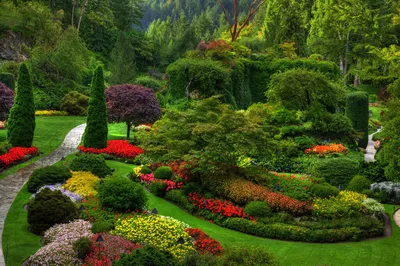 Самый красивый сад с необычными …» — создано в Шедевруме