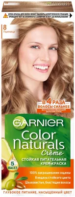 Крем-краска GARNIER Color Naturals 8 Пшеница купить по цене 310 ₽ в  интернет-магазине Детский мир