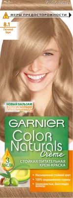 Краска для волос Garnier Color naturals \"Глубокое питание, насыщенный цвет\"  - «Garnier color naturals №8 пшеница. » | отзывы