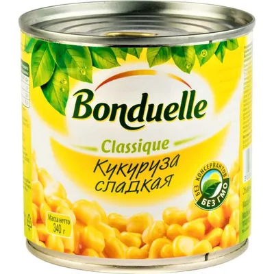 Кукуруза Bonduelle Gold нежная сладкая, 530г (3083680015424) | Продмаг