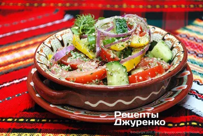 Овощные салаты - рецепты с фото на Повар.ру (1420 рецептов салатов из овощей )
