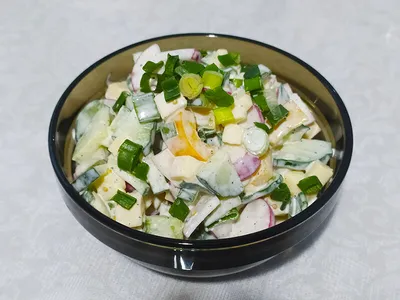 Салат \"Сыроежка\" без майонеза! Супер-быстрый салат на праздничный стол из  сырых овощей! - YouTube