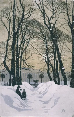 Летний сад зимой - Виртуальный Pусский музей