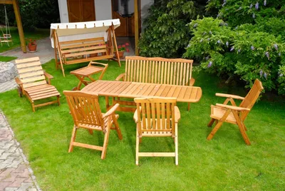 Садовая мебель из дерева на заказ | Изготовление деревянной мебели для дачи