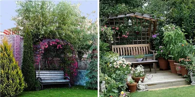 Место для отдыха в саду / Rest place in the garden Stock Photo | Adobe Stock