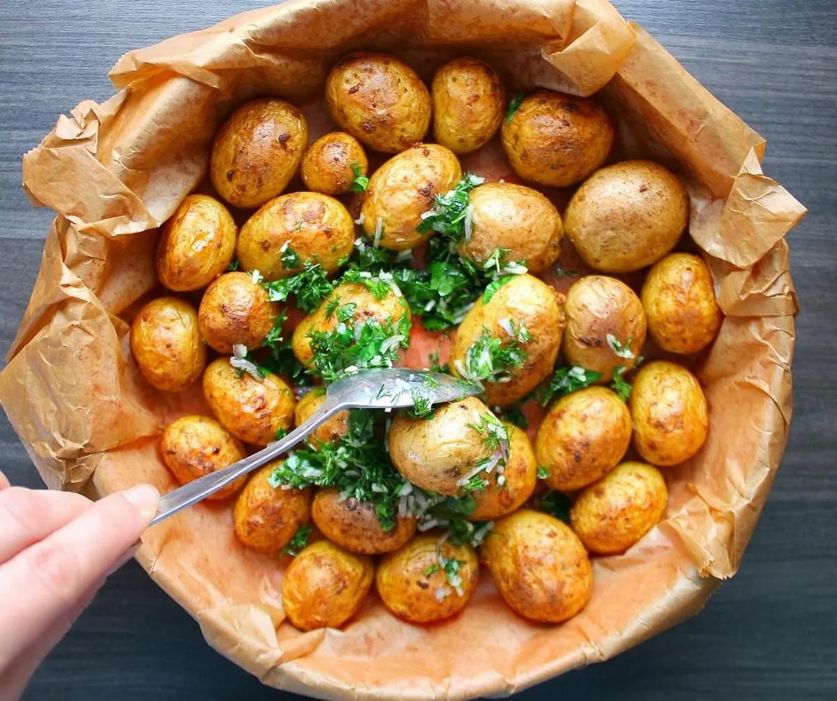 Рецепт печеного картофеля