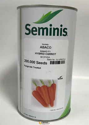 Насіння морква Абако F1 400 шт. \"Seminis\" (ID#1309881105), цена: 52 ₴,  купить на Prom.ua