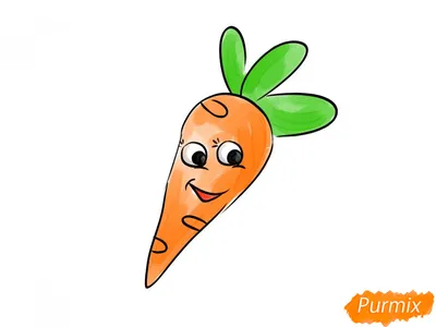 Клипарт морковка (67 фото) » Рисунки для срисовки и не только
