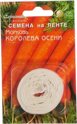 Морковь Королева осени на ленте 8м, семена | Купить в интернет магазине  Аэлита