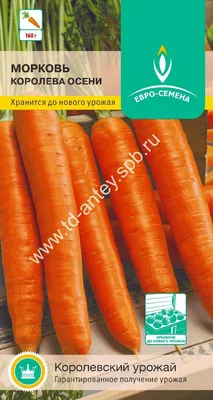 Купить семена Морковь КОРОЛЕВА ОСЕНИ (2 гр) в магазине ГринПрофи Тольятти