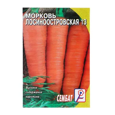 Морковь Обыкновенный Лосиноостровская 13 – купить семена в  интернет-магазине Лафа с доставкой по Москве, Московской области и России