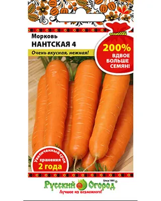 Семена Морковь Нантская улучшенная - купить по выгодной цене | Урожайка