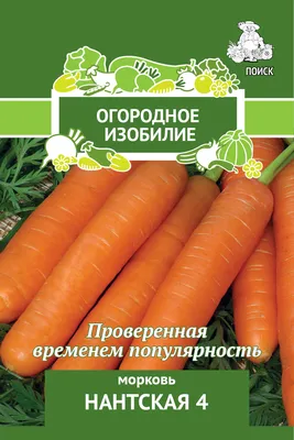 Купить семена Морковь Нантская 5 суперсочная в Минске и почтой по Беларуси