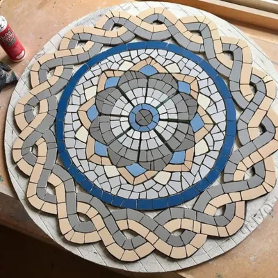 Мозаика из битой плитки своими руками пошагово: инструкция, раскладка,  фото, идеи
