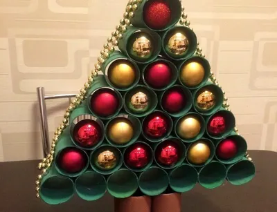 Christmas decoration ideas: Christmas tree made from tree bark. DIY -  YouTube