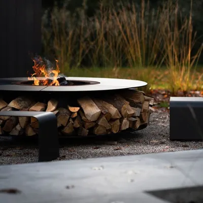 Декоративная чаша для костра | Fire pit backyard, Backyard fire, Outdoor  fire pit