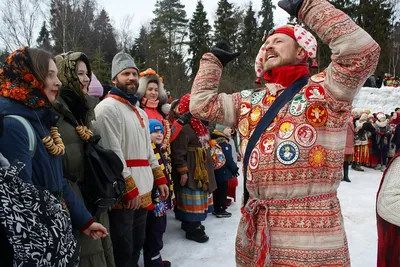 Батик Русский народный костюм на масленицу