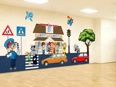 Оформление холла в Детском саду им.Бойко