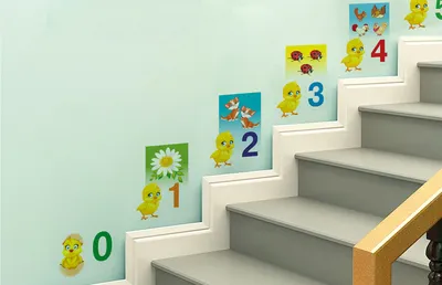 Оформление лестниц в детском саду фото фото