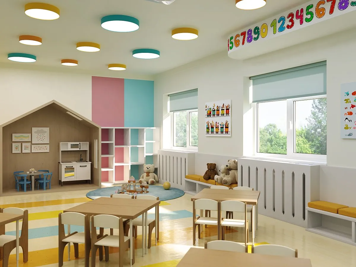 Интерьер детского сада: 75 лучших вариантов современного дизайна