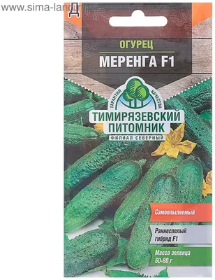 Огурец Меренга F1 (Seminis) 10шт купить семена по каталогу почтой, цена,  описание сорта, отзывы, доставка наложенным платежом по России