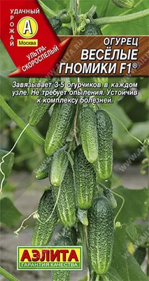 Семена огурец Аэлита Веселые гномики F1 574903 1 уп. - купить в Москве,  цены на Мегамаркет