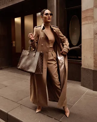 Модные луки осень-зима 2021-2022: женские тренды на ярких фото | Fall  fashion coats, Brown outfit, All brown outfit